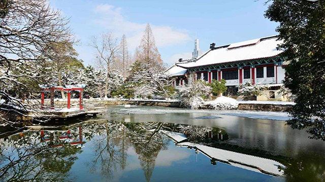南京师范大学雪景