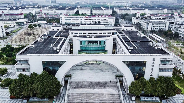 上海对外经贸大学鸟瞰图